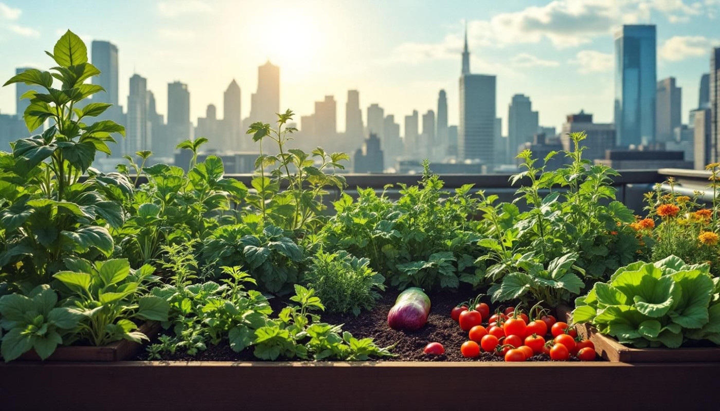 Maximiser votre jardin urbain pour l'autosuffisance alimentaire